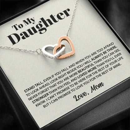 "To My Daughter" Heart Necklace