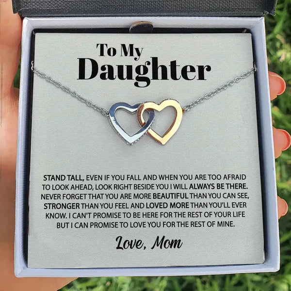 "To My Daughter" Heart Necklace