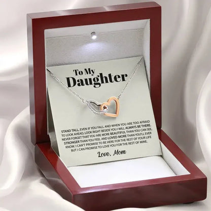 "To My Daughter" Heart Necklace