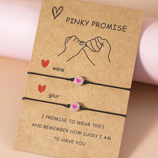 Pinky Promise Couple's Bracelet